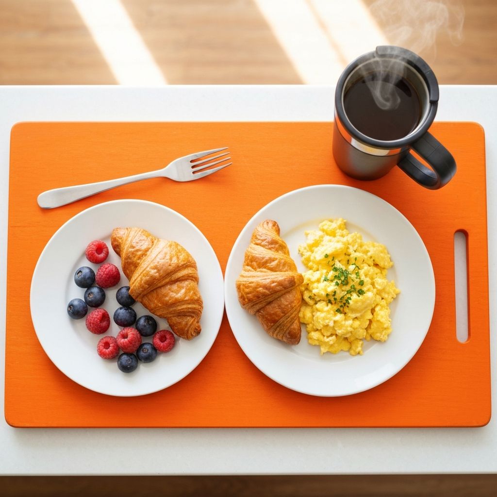 Freshly prepared breakfast takeaway items at Gateway Snack Bar